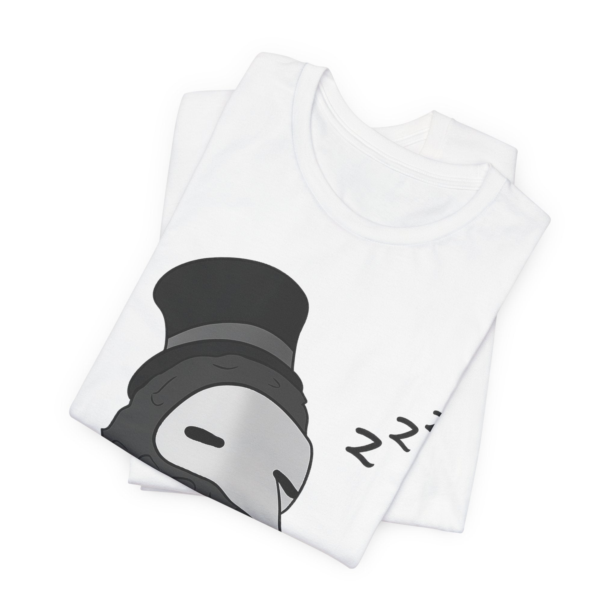 Sleeping Plague Doctor T-Shirt — Cute Goth Mask Tee with Lantern