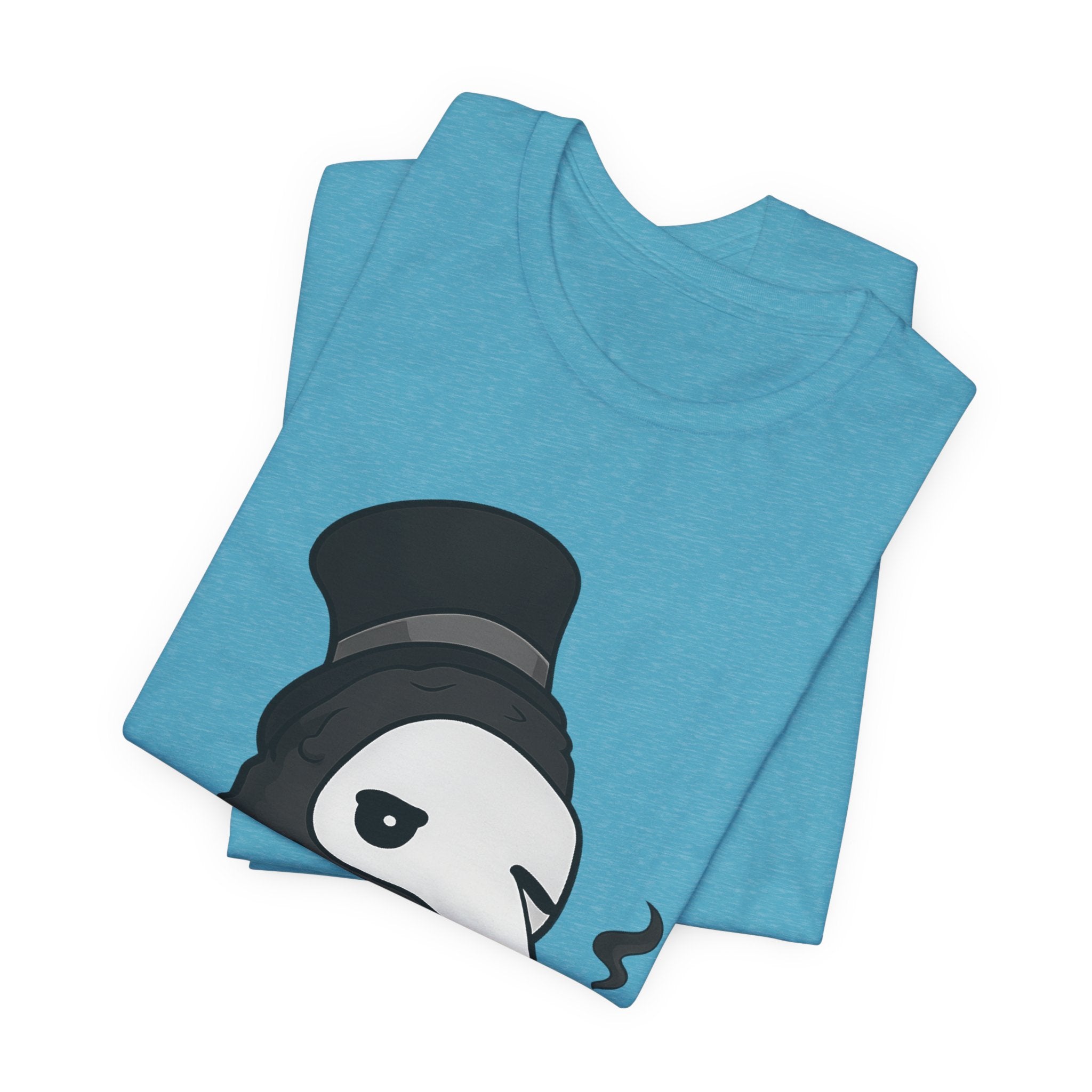 Plague Doctor Coffee Tee — Cute Gothic Lantern & Coffee Graphic T-Shirt