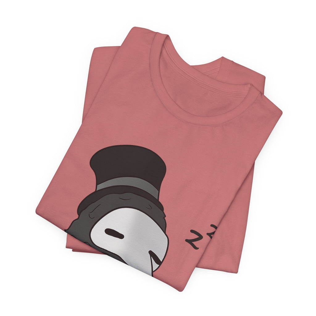 Sleepy Plague Doctor Tee — Cute Gothic Lantern Graphic T-Shirt