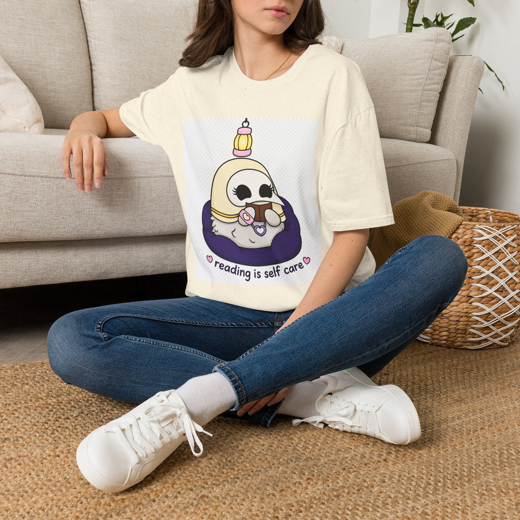 Reading Is Self Care T-Shirt — Cute Plague Doctor with Lantern