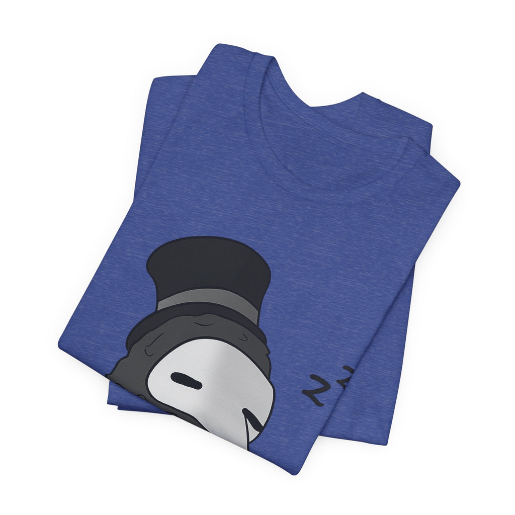 Sleepy Plague Doctor Tee — Cute Gothic Lantern Graphic T-Shirt