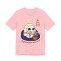 Plague Doctor Grow Your Peace T-Shirt — Cute Dark Aesthetic Plant Lady Hobbies Tee