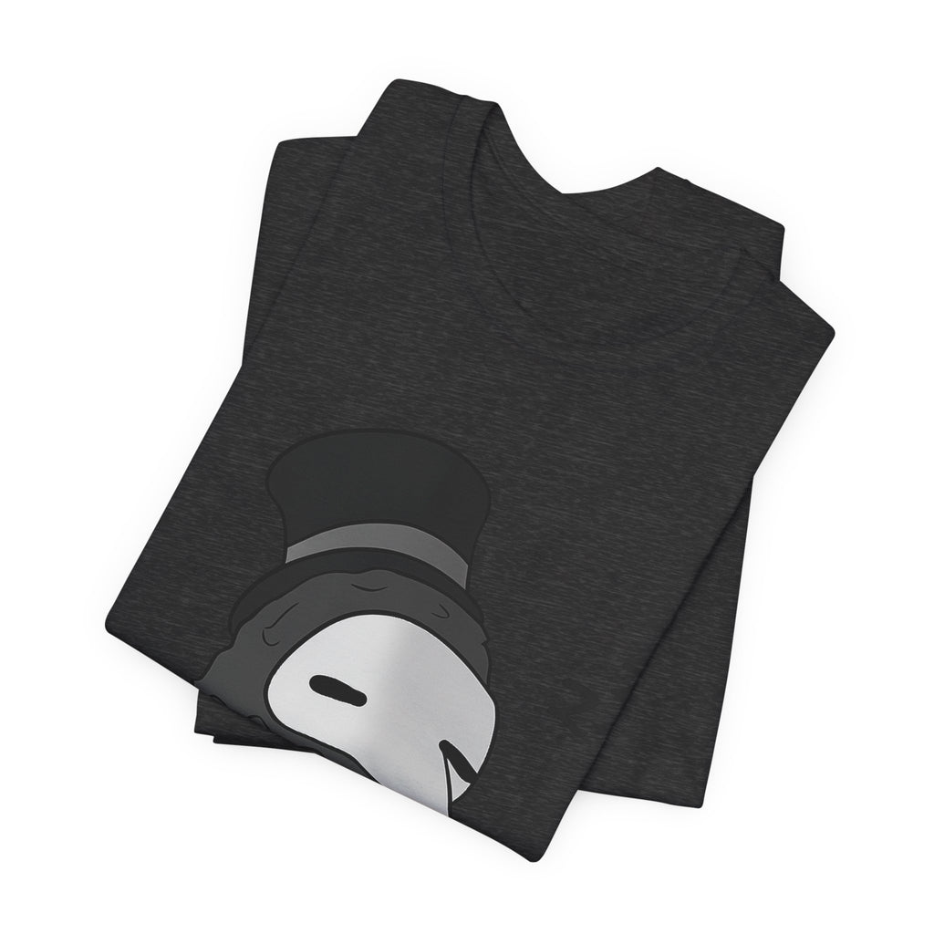 Sleepy Plague Doctor Tee — Cute Gothic Lantern Graphic T-Shirt