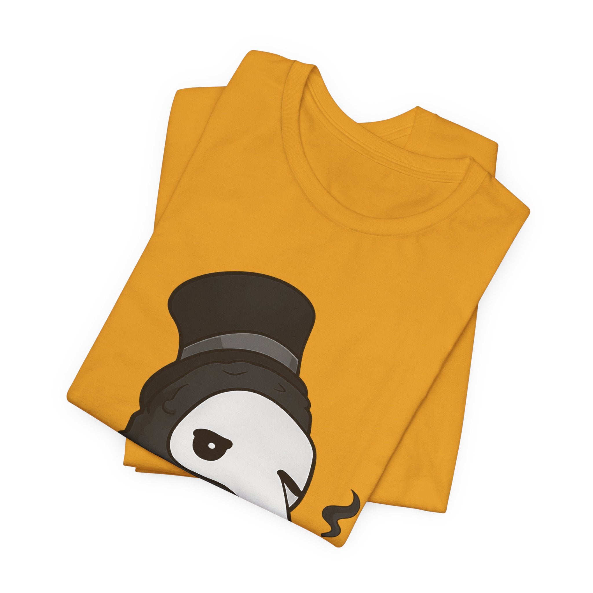 Plague Doctor Coffee Tee — Cute Gothic Lantern & Coffee Graphic T-Shirt