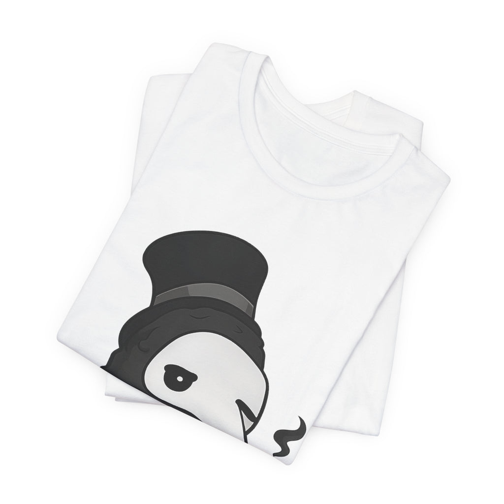 Plague Doctor Coffee Tee — Cute Gothic Lantern & Coffee Graphic T-Shirt