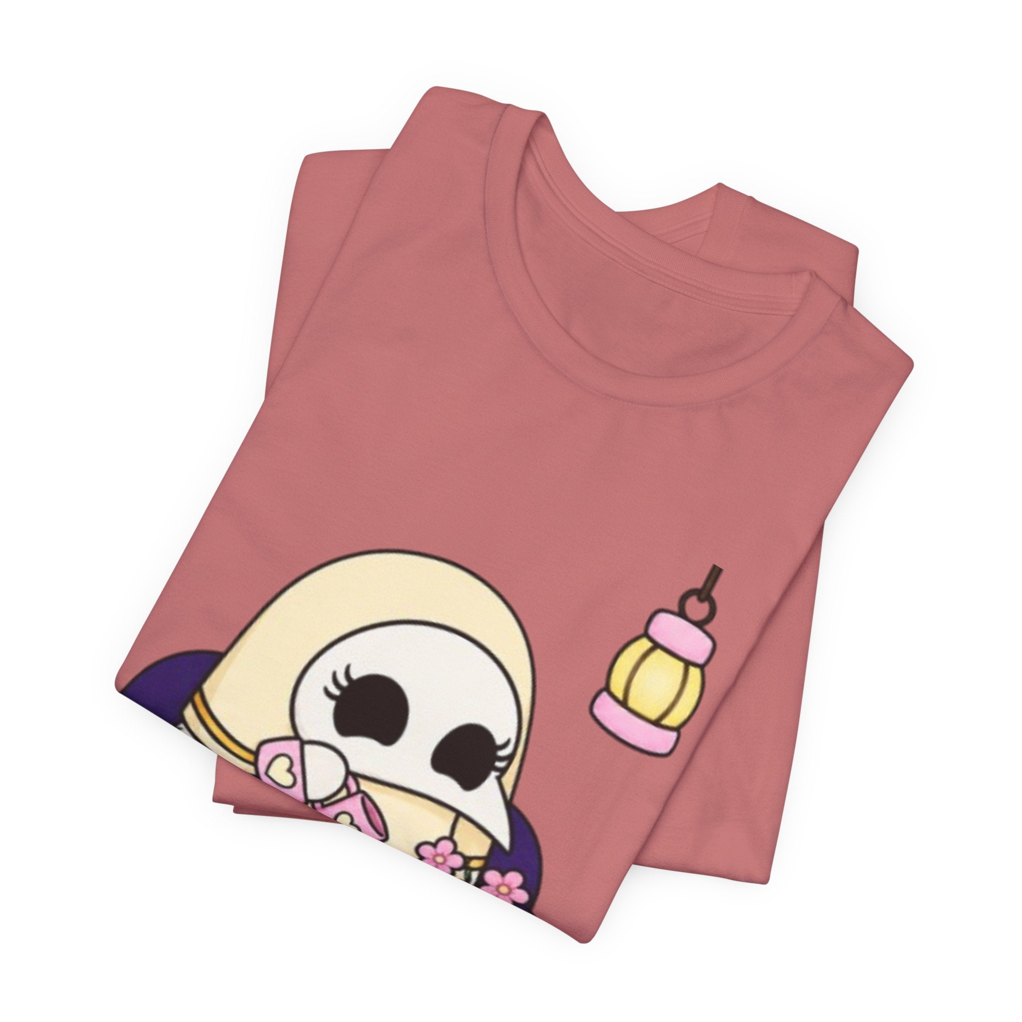 Plague Doctor Grow Your Peace T-Shirt — Cute Dark Aesthetic Plant Lady Hobbies Tee