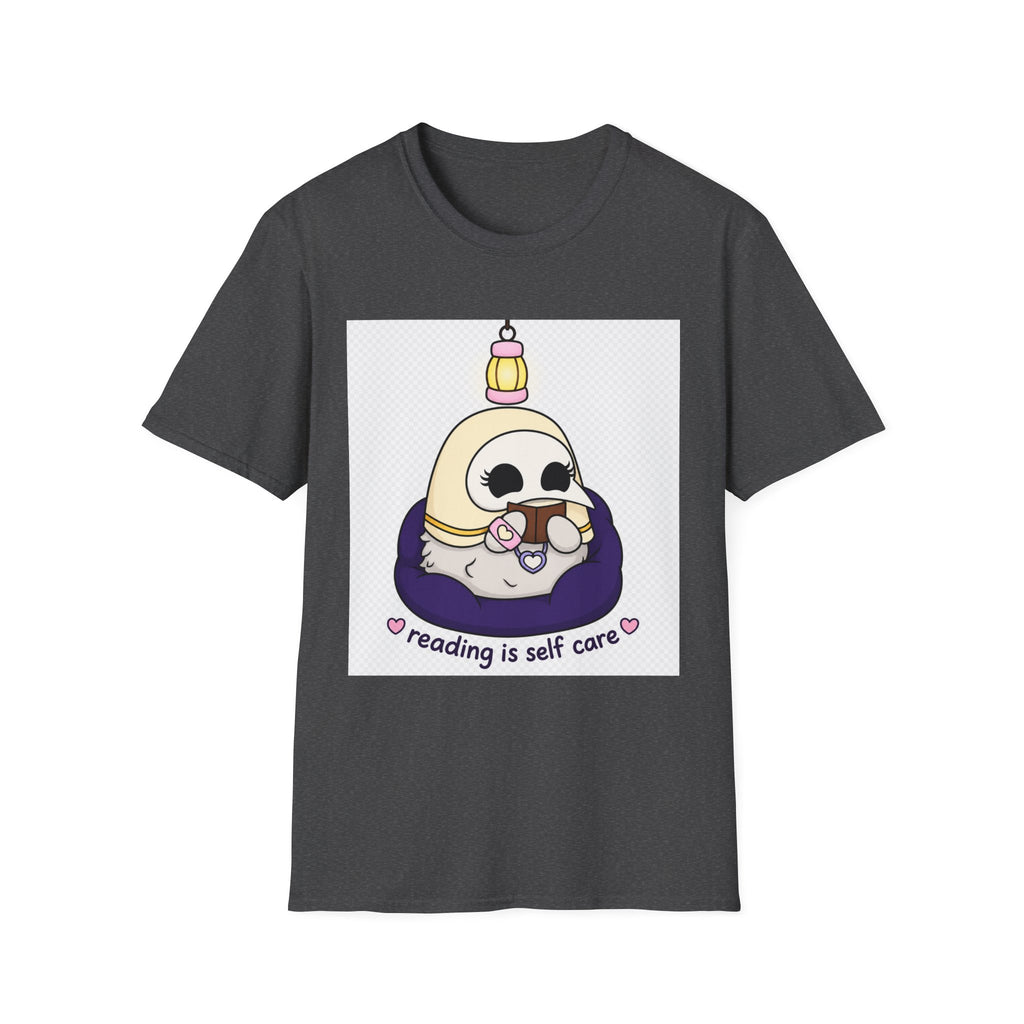 Reading Is Self Care T-Shirt — Cute Plague Doctor with Lantern