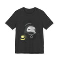 Sleepy Plague Doctor Tee — Cute Gothic Lantern Graphic T-Shirt