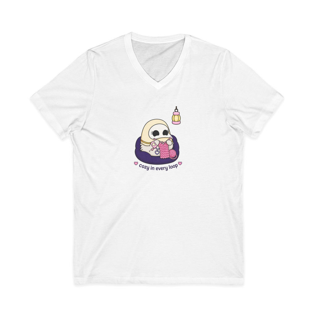 Plague Doctor Cozy Crochet T-Shirt — Cute Dark Aesthetic Crafter Tee