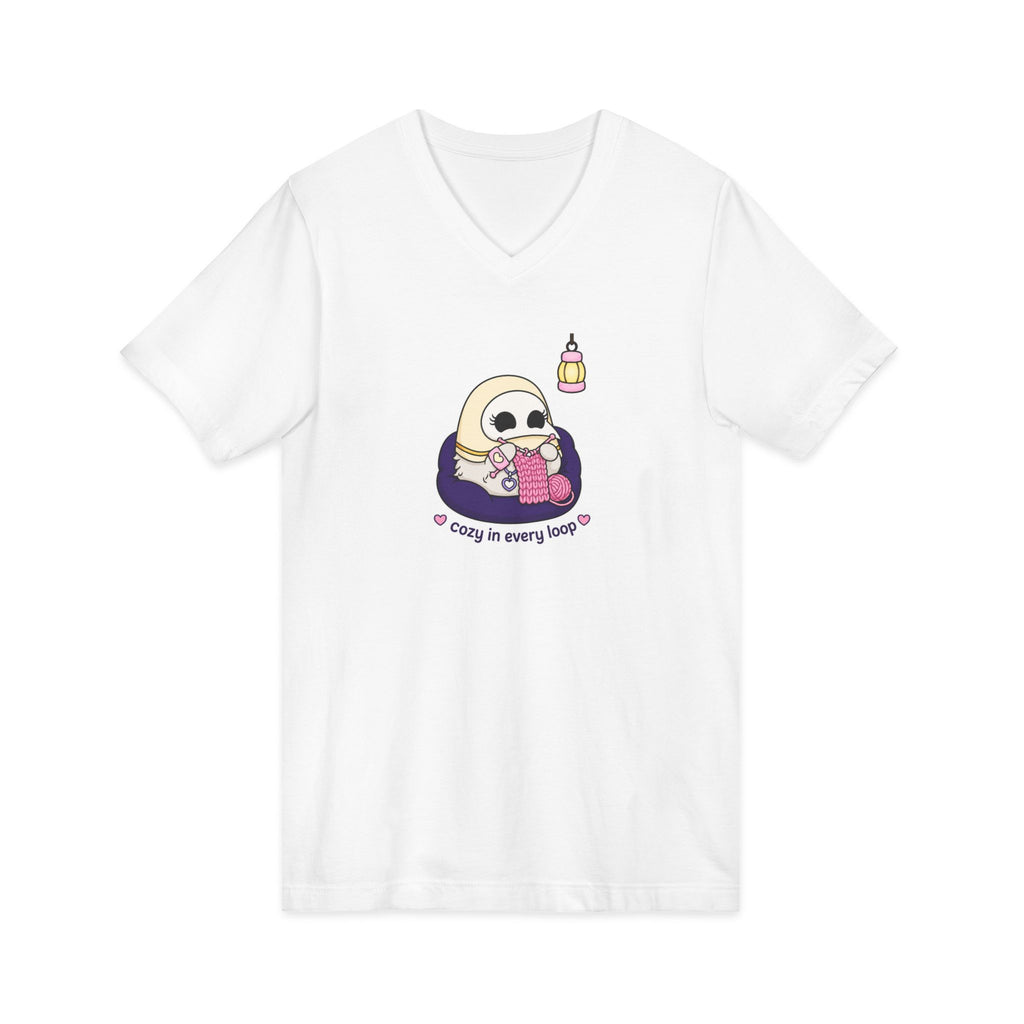 Plague Doctor Cozy Crochet T-Shirt — Cute Dark Aesthetic Crafter Tee