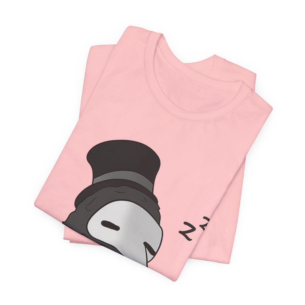Sleepy Plague Doctor Tee — Cute Gothic Lantern Graphic T-Shirt